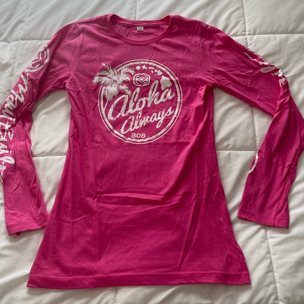 Hot pink Maui Built Long Sleeve - XS